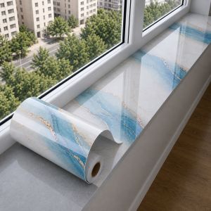 Decorative Paper For Window Sills And Countertops Kitchen Wall Stickers High-Temperature And Oil-Resistant Stickers.