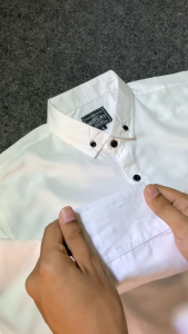 kemeja putih pria panjang polos | kemeja dewasa | kemeja cowok keren