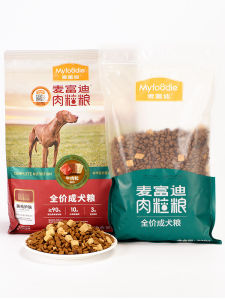 Myfoodie Beef Adult Dog Double Pairingmei Mao Particles Flesh Bump Food 1.5 All Breeds Teddy Bichon Golden Retriever Dog Food