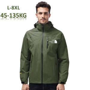 Big Size M-8XL Windbreaker Men Jacket Reflective Jogging Running Waterproof Jacket | Jaket Lelaki Water Resistant Waterproof Windproof Jacket Motor Jaket Kalis Air