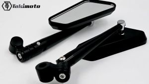 Motorcycle Side Mirror Universal Clear Mirror Full CNC High Quality