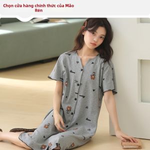 MiiOW | Đầm Ngủ Bọc Bông Cao Cấp Có Thể Mặc Ngoài