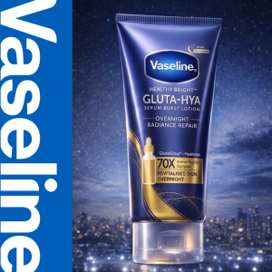 Vaseline Gluta‑Hya Overnight Radiance Serum Burst Lotion 330ml - For Dull & Uneven Skin