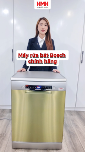 Máy Rửa Chén Độc Lập 14 Bộ Bosch HMH.SMS4HCI48E Series 4 Home Connect Chính Hãng - Bảo Hành 36 Tháng