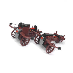 Educational Middle Ages Warchariot DIY Assembly Bow And Pileon Model Toy for Children above 6 Years Old Male And Female Universal