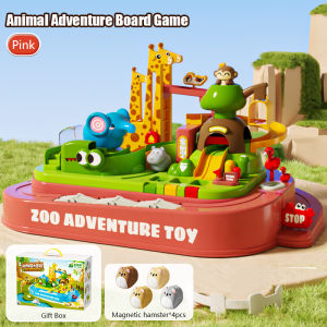 Magnetic Strategy Toy Animal Mole Racing Adventure Board Game Family Society Party Games Children Education 3Years Birthday Gift