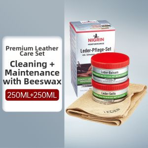NIGRIN | Deep Cleaning & Maintenance Auto Leather Care Kit