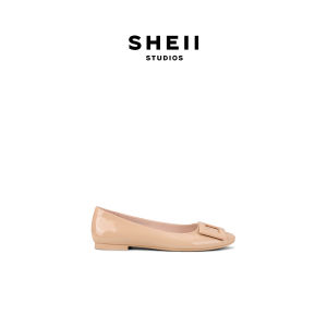 SHÉII | Giày Bằng Có Khóa Vuông Phong Cách Văn Phòng