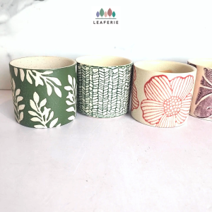 The Leaferie Petit Pots (Series 20) Ceramic pot small flowerpot flower pots planters Succulents