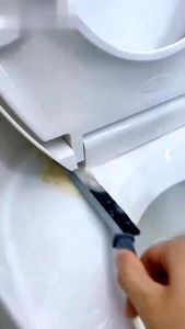 TUKUO ID Sikat Pembersih Toilet Ujung Celah Bersihkan Seluruh Sudut