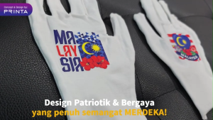 Sarung Tangan Kapas Tema Merdeka | Aksesori Baju Merdeka Budak Perempuan | Accessories Baju Merdeka Budak Lelaki