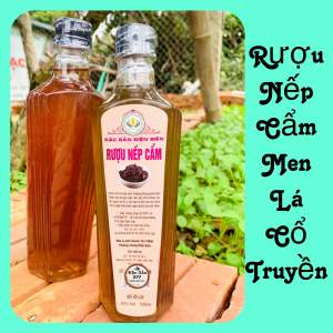 Rượu Nếp Cẩm men Lá Dân tộc Thái ủ chum sành hạ thổ  đã khử độc tố xử lý qua metanol - Đặc Sản 277