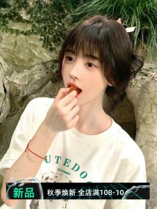 เสื้อยืดแขนสั้นลายการ์ตูนสุนัขสไตล์ญี่ปุ่นสำหรับผู้หญิงในช่วงฤดูร้อนที่สวยงามและไม่ซ้ำใคร เสื้อผ้าทำงานสไตล์หวาน