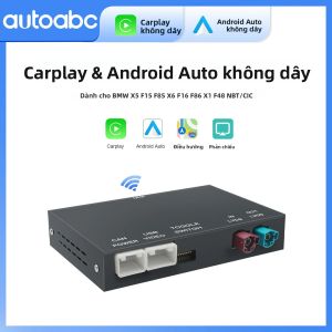 Hệ Thống CarPlay Không Dây Và Android Auto Cho BMW X5 E70 F15 X6 E71 2009-2017 Hệ Thống BNT CIC Với Hỗ Trợ Camera Và AirPlay
