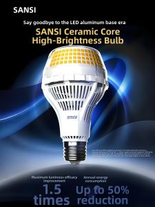 Sansi | Ultra Bright Ceramic Core Energy Saving Bulb E27 Base