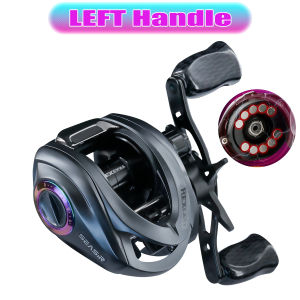 SeaSir | Seasir Rexcast Fishing Reel Max Drag 12kg Long Cast 7.3:1 6+1BB Fresh Saltwater Design Baitcasting Fishing Pole