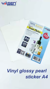 Yasen PET Printable Label Sticker Waterproof 180GSM A4 Size