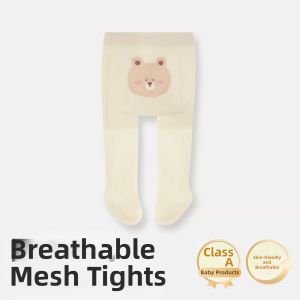 Breathable Thin Summer Kids Footed Tights