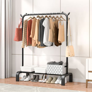 Drying Rack Floor Clothes Rack Student Household Dormitory Bedroom inside Sun Hanging Shelf Balcony Simple Coat Rack Air Clothes