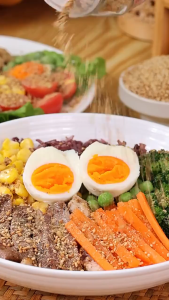 【hot style】Flaxseed Sesame Salt 亚麻籽芝麻盐调味料Chia Seed Light Food Seasoning Compound Bun Bibimbap Noodles Vegetable