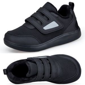 FECHENG Autumn Winter Warm Men Diabetic Shoes Women Wide Toe Feet Swollen Walking Shoes Hallux valgus Adjusting Soft Comfortable Men Shoes