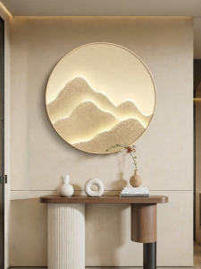 JILEDUO | Luxurious Round Decorative Wall Art for Entrance Corridor