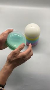 UMI 100mm 10cm Macaron Transparent Gold Surprise Egg Plastic Lucky Deaw Capsule PP Ball Bola Toys Vending Claw Machine 扭蛋球