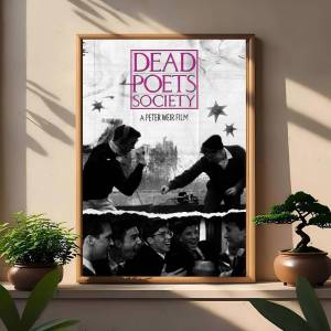 Moetch | Dead Poets Society Movie Vintage Posters Sticky Retro Kraft Paper Sticker DIY Room Bar Cafe Kawaii Room Decor