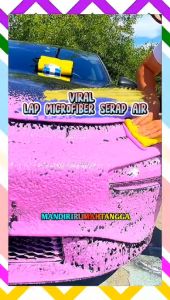 KAIN LAP MICROFIBER CAR WIPE CLOTH UNIVERSIAL SERBA GUNA TEBAL LAP MOTOR WARNA KUNING ABU