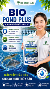 Gói 227G Vi Sinh Đa Dòng Bio Pond Plus Xử Lý Nước & Đáy Ao Giảm Tanh Hôi Phân Hủy Bùn Ao Nuôi Tôm