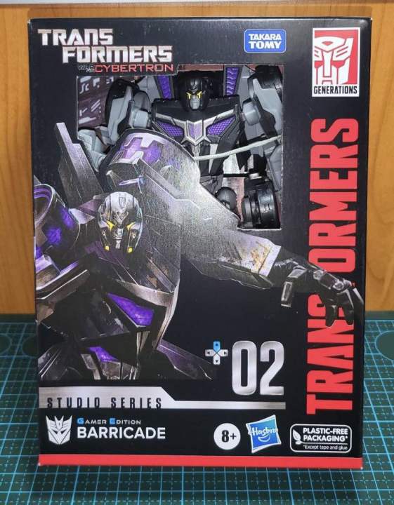 Transformers TF SS 02 Barricade Studio Series Gamer Edition War for Cybertron WFC Deluxe Class