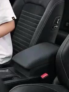 Universal Car Armrest Box Heightening Pad Soft Support Comfortable Armrest Cushion Cover Protector Easy Installation