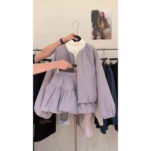 YINGKETUO | Korean Style Princess Fall Winter Womens Outfit Set