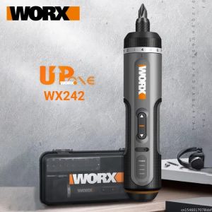 Worx | Worx 4V Electric Screwdriver Set WX242/240 Portable Cordless Electric Screwdriver Mini Drill Home Repair Electric Tool