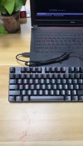 ＜1220＞ ViewSonic ViewSonic KU520 Bàn Phím Cơ Thật Ăn Gà Trò Chơi Thể Thao Điện Tử Trục Xanh Không Đục Lỗ Bàn Phím Ánh Sáng Hỗn Hợp Đầy Màu Sắc