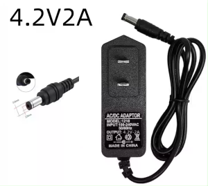 DC อะแดปเตอร์ Adapter 4.2V 2A 2000mA (DC 5.5 x 2.5MM)