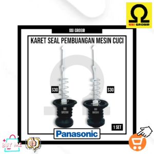 PAKET LENGKAP KARET SEAL SIL PEMBUANGAN AIR MESIN CUCI PANASONIC 1 SET 2 TABUNG
