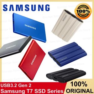 SAMSUNG T7 Solid State Drive T7 Shield T9 Portable SSD 1TB 2TB High Speed USB3.2 NVMe PSSD For Laptop Professional Disk
