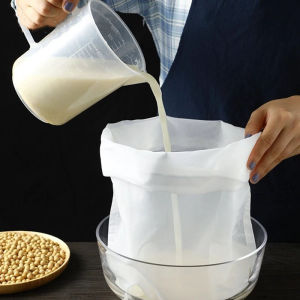 【On Sale】Reusable Colander Nylon Filter Strainer Soy Milk Cheesecloth Fine Mesh 100mesh Food Grade Bag