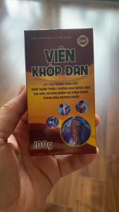Viên Khớp Đan hỗ trợ giảm triệu chứng thoái hoá xương khớp đau mỏi vai gáy hộp 200g