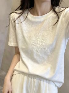 V.C.I | Lightweight Loose Simple Versatile High-Quality Embroidered Short Sleeve T-shirt