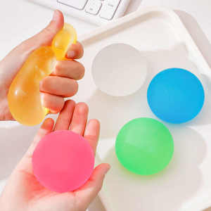 Solid color maltose balls kneaded and soft frosted texture slow rebound and release ball childrens toy
