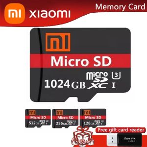 🔥100% sản phẩm gốc + Miễn phí vận chuyển + Bộ chuyển đổi gửi miễn phí + Đầu đọc thẻ🔥Xiaomi SD thẻ TF 128/256/1TB/2TB U3 tốc độ cao thẻ nhớ TF cho máy ảnh của điện thoại máy tính bảng
