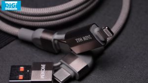 Digi × Wekome Cáp sạc quanh co từ tính Cáp dữ liệu siêu nhanh 4 trong 1 240W E-Marker 1m USB-A Type-C hỗ trợ cho Macbook Air Pro iPad iPhone 15 16 Pro Max Laptop Thích hợp sử dụng trên ô tô kết nối có dây với Carplay WDC-48 Bộ Sạc Nhanh