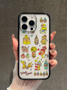 Acrylic iPhone Case Black Frame Protective Shell for Apple 17Promax 16Promax 15Pro 14Pro 13 Cartoon Multiverse Star Girls Model