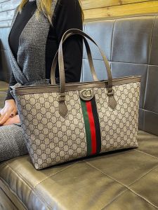 Large Capacity Leather Tote Bag Fashionable Commuter Handbag Single Shoulder Shopping Bag Womens Bag Brand New 2025 Model