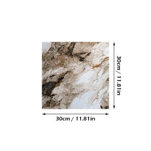 30x30cm 3D Wall Stickers Kitchen Decor Self-adhesive Imitation TileWall Decoration Bathroom Waterproof And Moisture-proof Marble