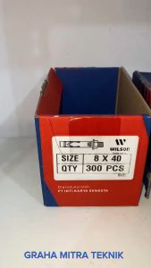 WILSON DYNABOLT / BAUT BETON 8 x 40 isi 300 pcs PER BOX