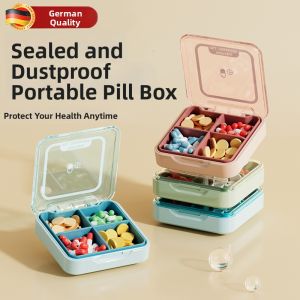 TINGSIMENG | Travel Friendly Pill Organizer with Meal Time Compartments