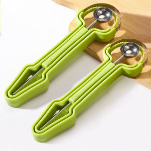 Stainless Steel Three-In-One Fruit Ball Scoop Carving Knife Peeler Kitchen Tool for Removing Skin And Seeding Melons And Citrus
